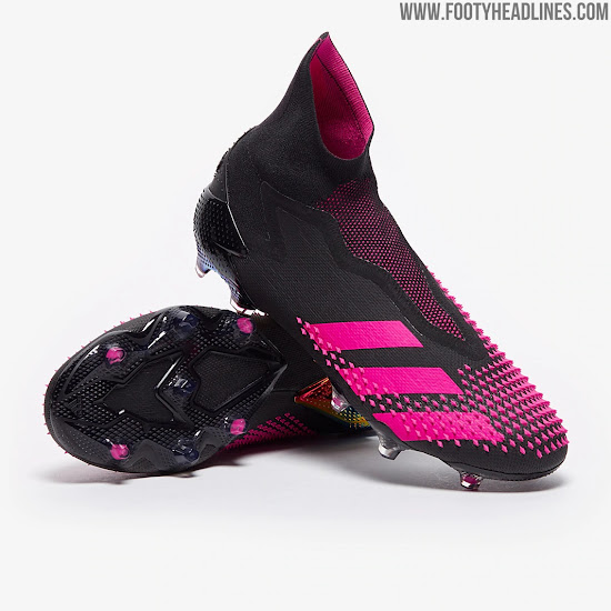 pink predator boots