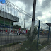Protesto na Av. Bernardo Vieira com Prudente de Morais sentido Morro Branco