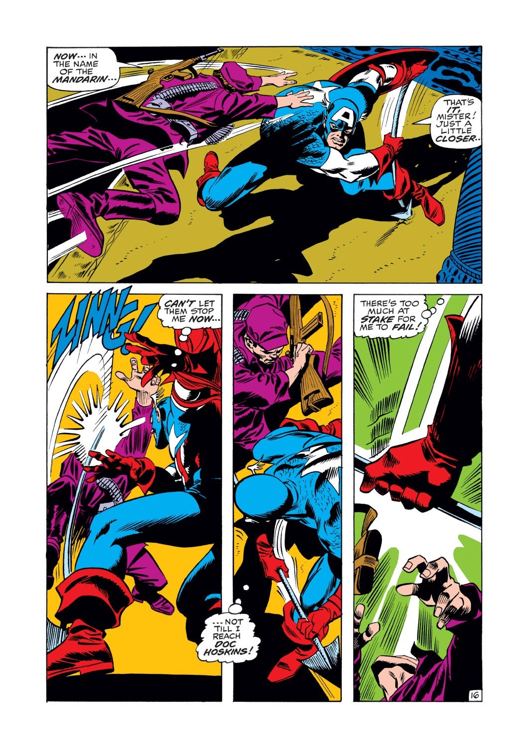 Read online Captain America (1968) comic -  Issue #125 - 16