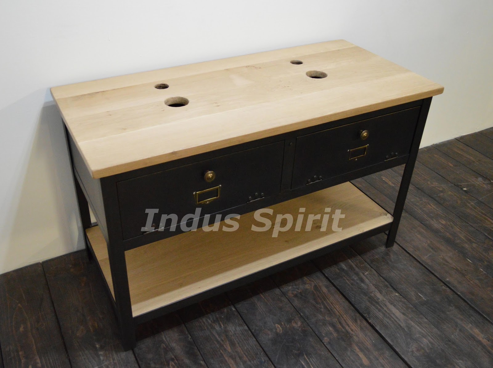 Meuble+salle+de+bain+industriel