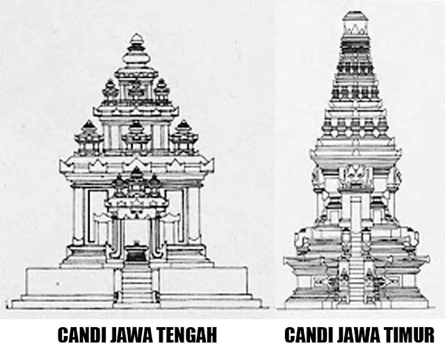 Perbedaan candi Jawa Tengah dan Jawa Timur