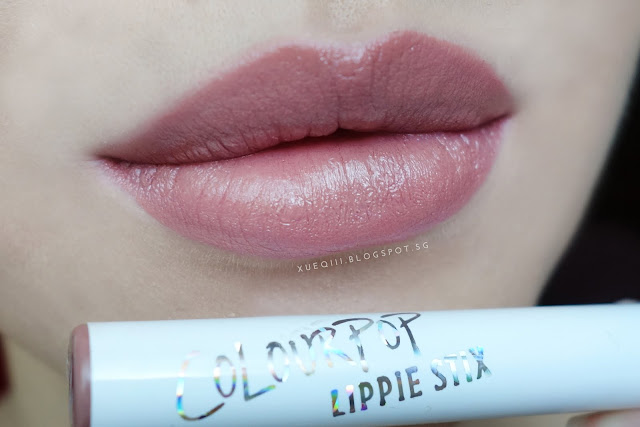 Colourpop Lippie Stix Creme Aquarius Lip Swatch Kathleenlights