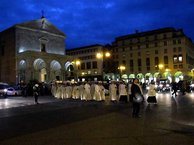 Procession, piazza Grande, Livorno