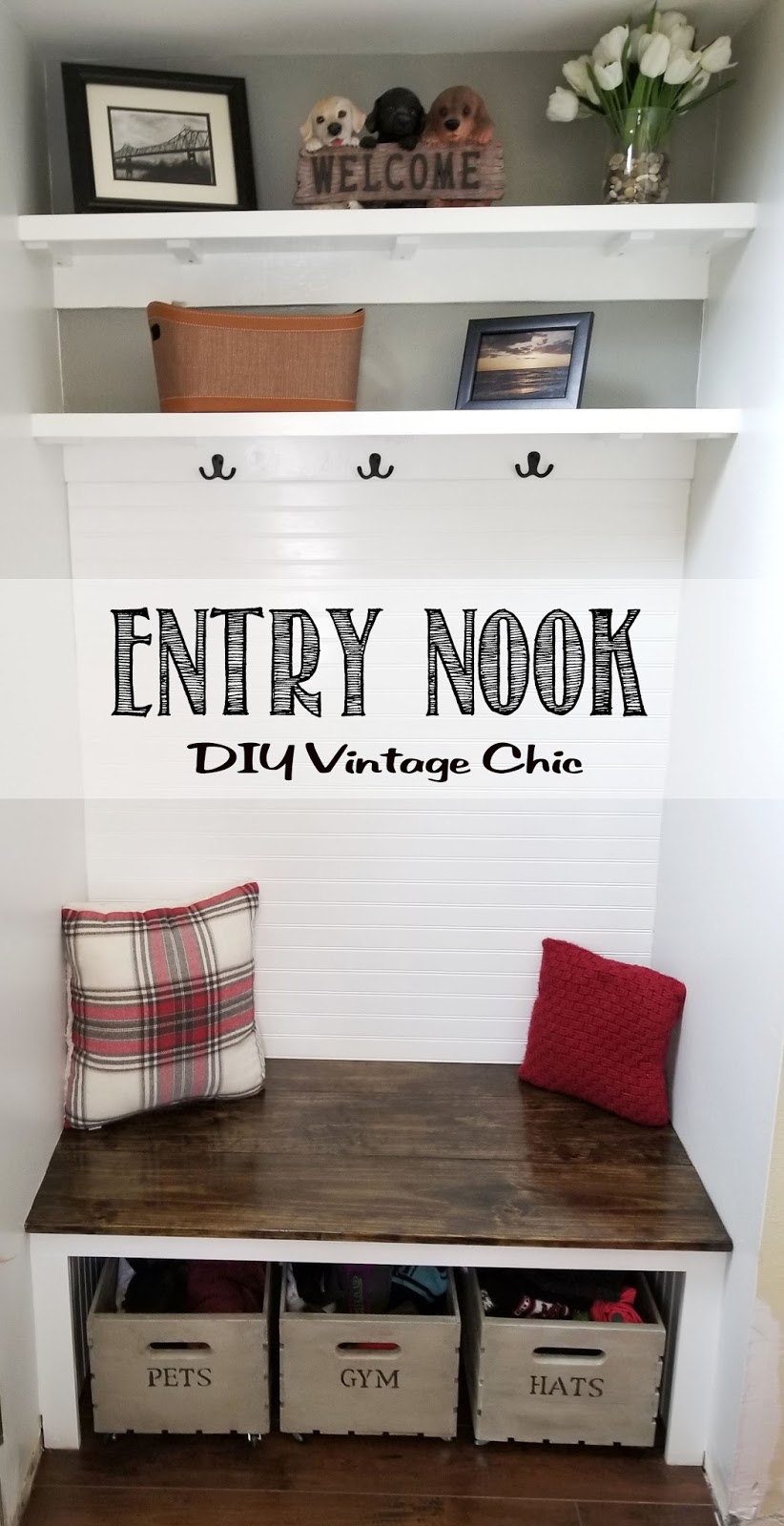 DIY Pottery Barn Inspired Storage Trunk - Red Cottage Chronicles