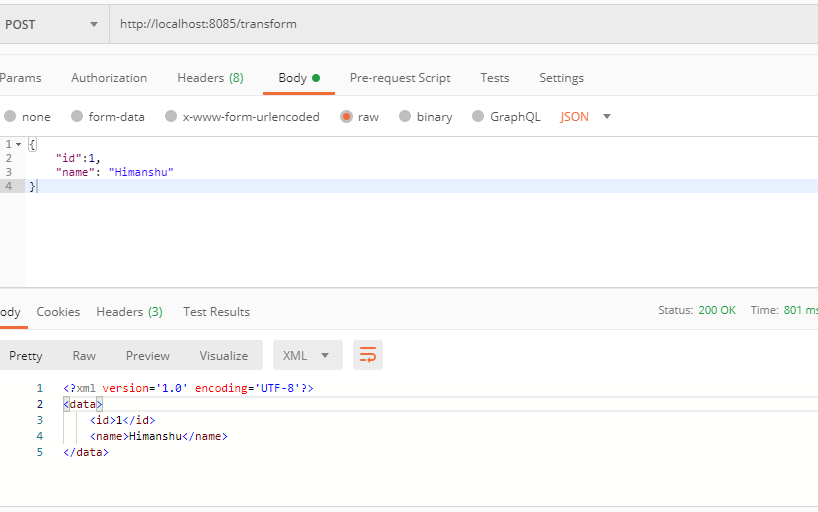 JSON to XML in Mule 4 goformule