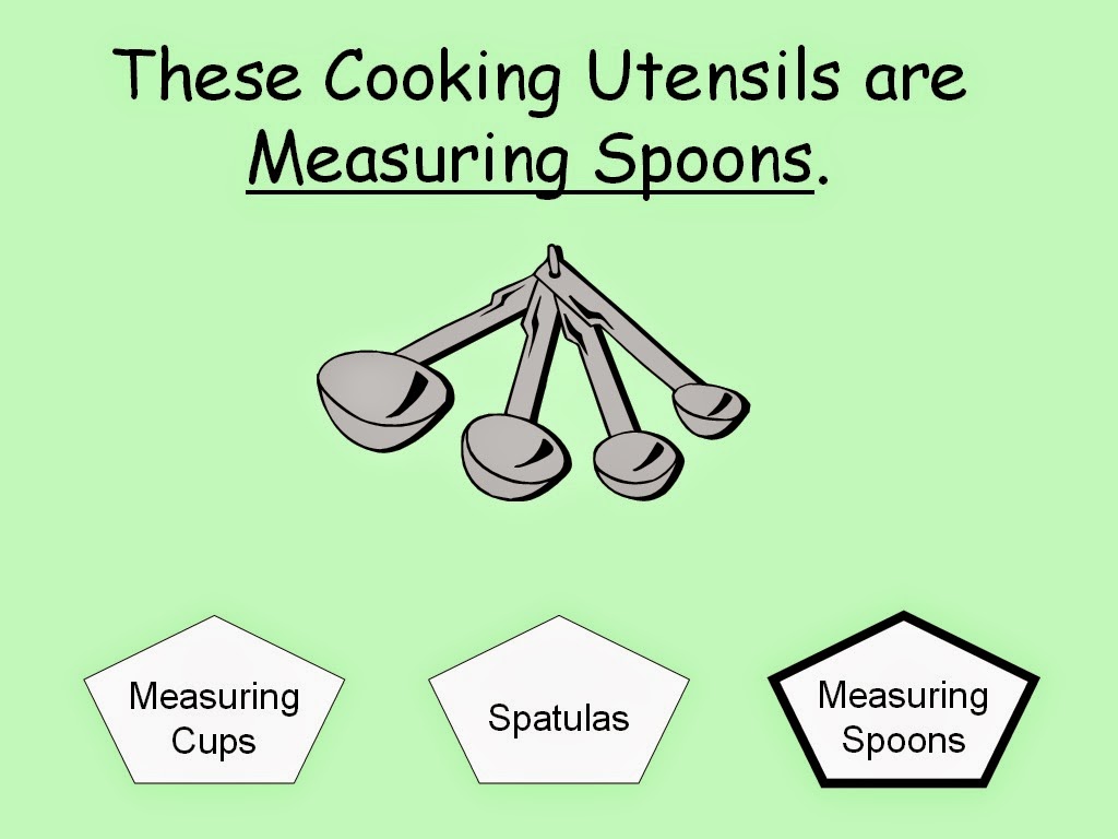 Student Survive 2 Thrive Name the Kitchen Utensil Game