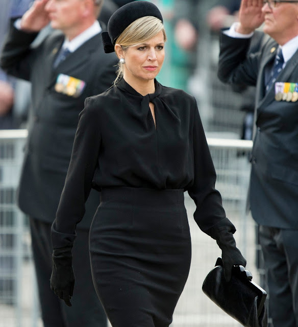 King Willem-Alexander and Queen Maxima of The Netherlands attended the National Remembrance ceremony at the National Monument on Dam Square in Amsterdam