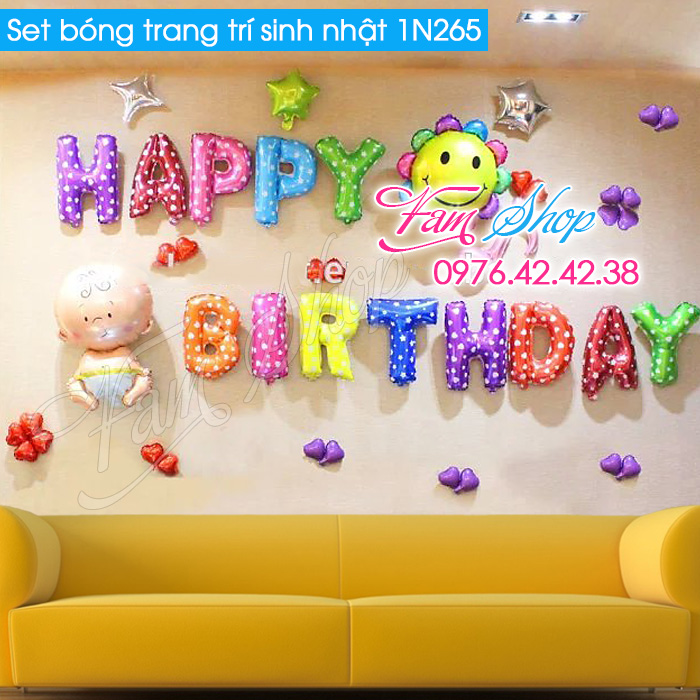 Bóng trang trí sinh nhật tại Trần Phú Bong trang tri sinh nhat tai Tran Phu