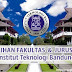 Pilihan Fakultas dan Jurusan Institut Teknologi Bandung - ITB