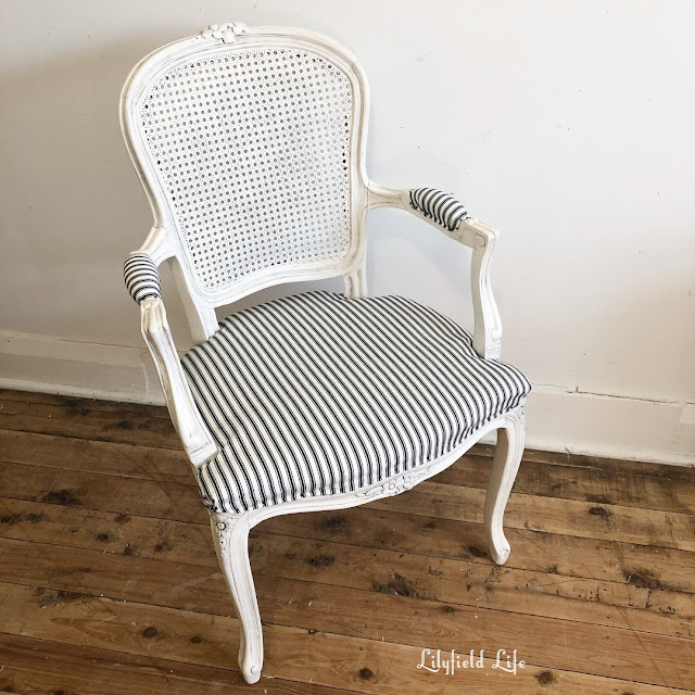 Lilyfield Life French upholstered vintage chair