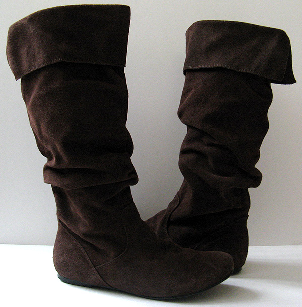 Steve Madden Tall Brown Suede Boots Womens Size 9