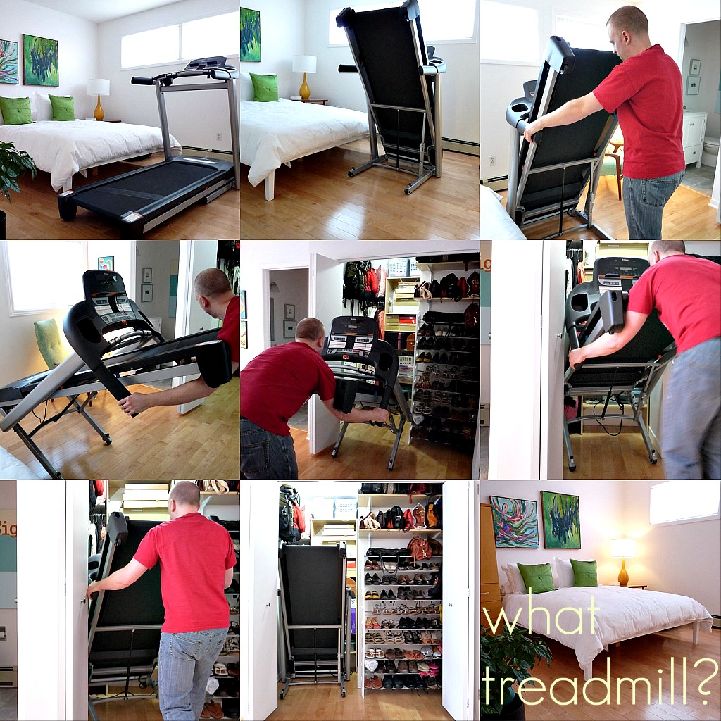 Closet Make Under Plus Hiding A Treadmill Dans Le Lakehouse