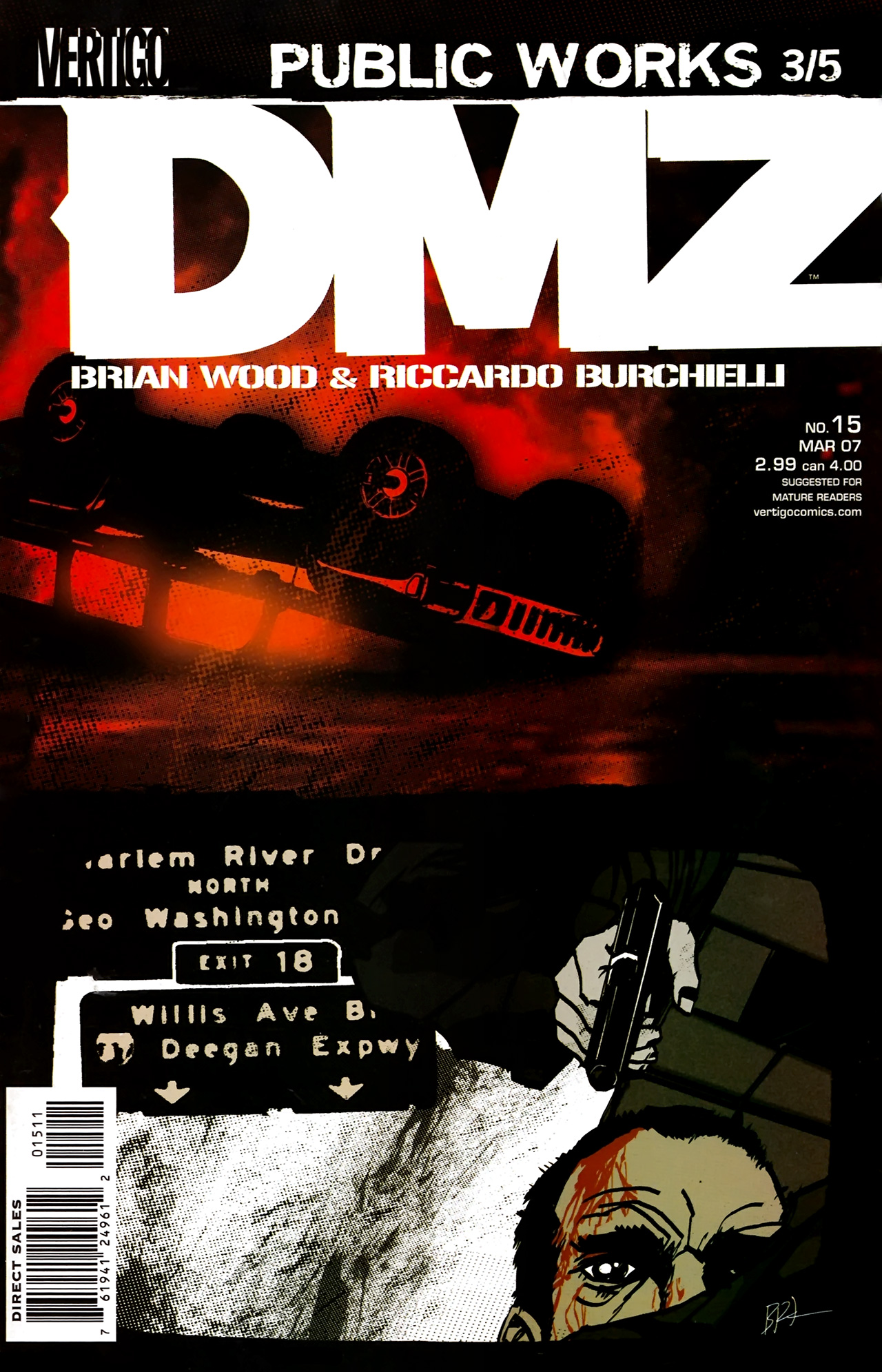 Read online DMZ (2006) comic -  Issue #15 - 1