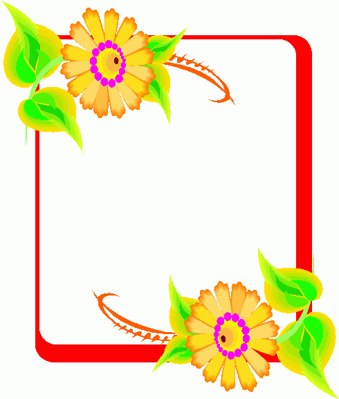 clip art flower frame - photo #37