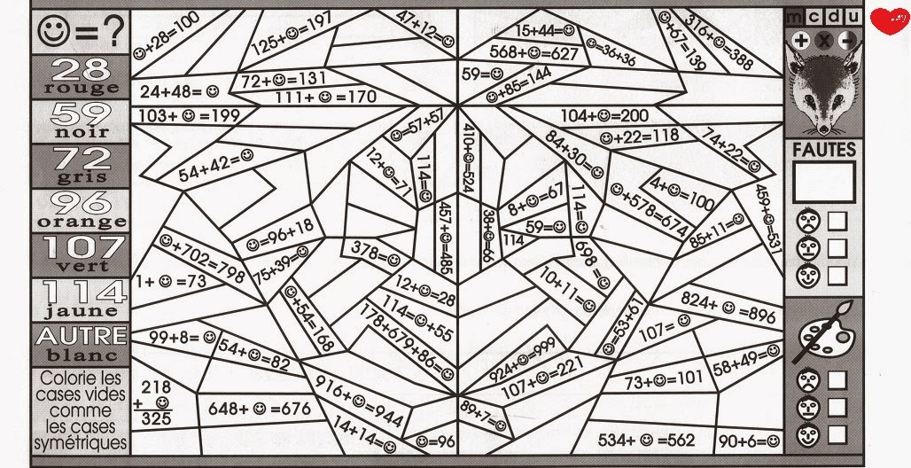 Coloriage Magique Niveau Ce 2