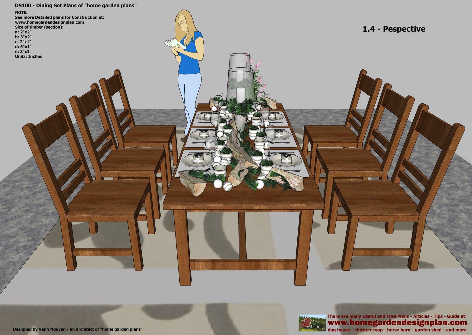 free dining room table plans woodworking