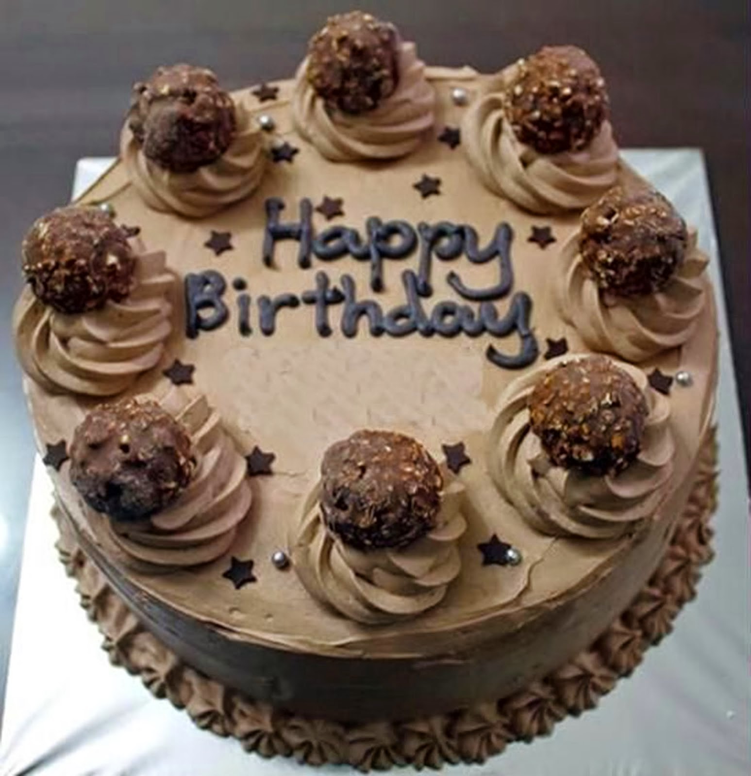 Happy Birthday Chocolate Cake - HAFACS