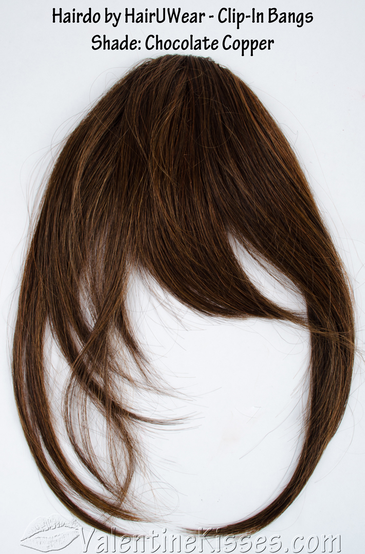 Valentine Kisses Hairdo by HairUWear ClipIn Bang & French Braid Band