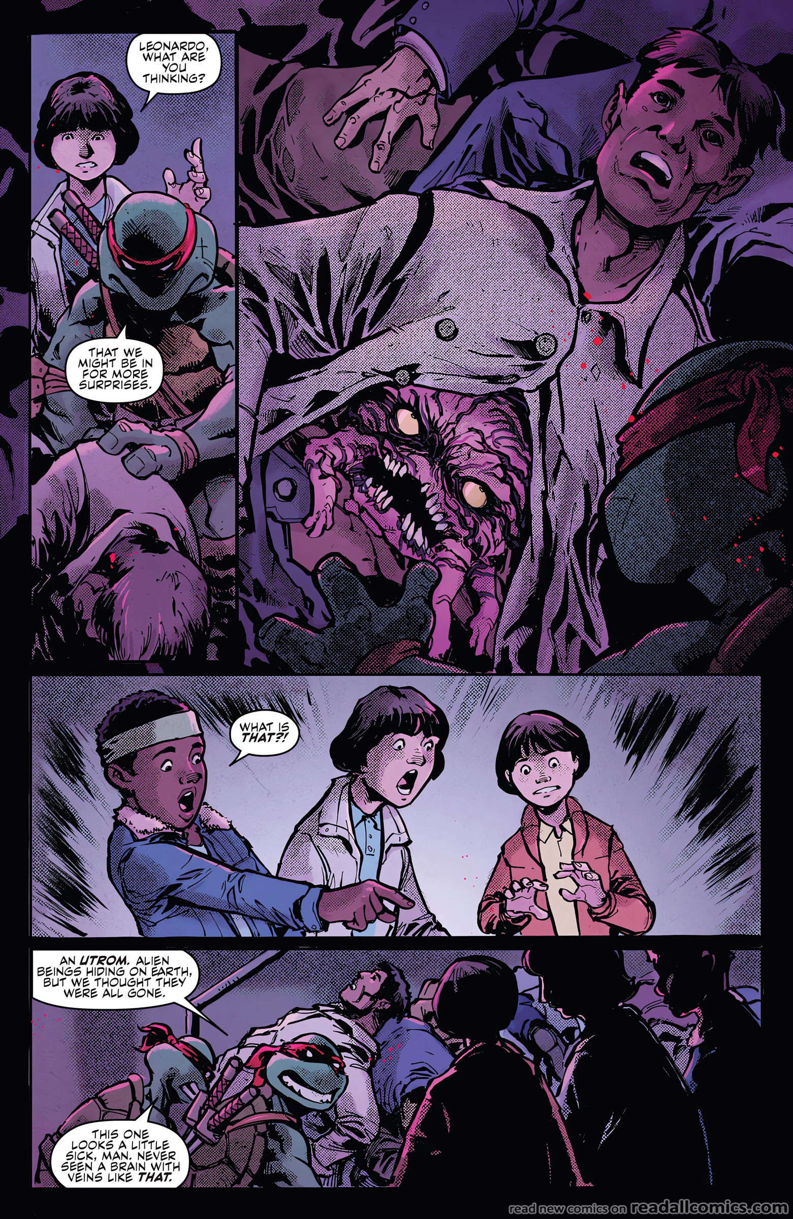 Teenage Mutant Ninja Turtles x Stranger Things chapter 3 page 18