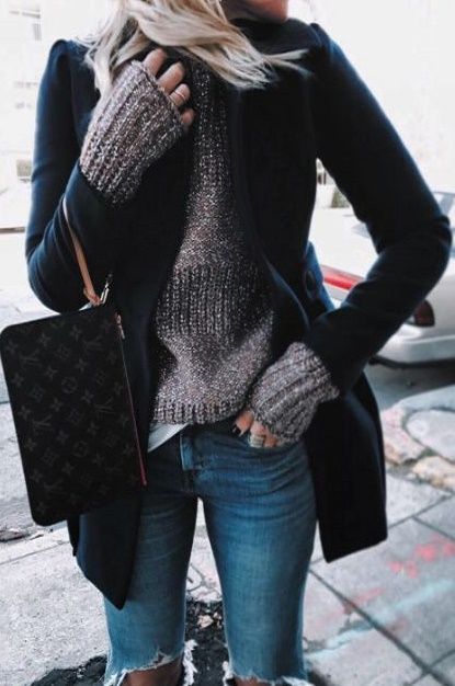 23 Winter Outfit Ideas 2017 To Try Jeans Now