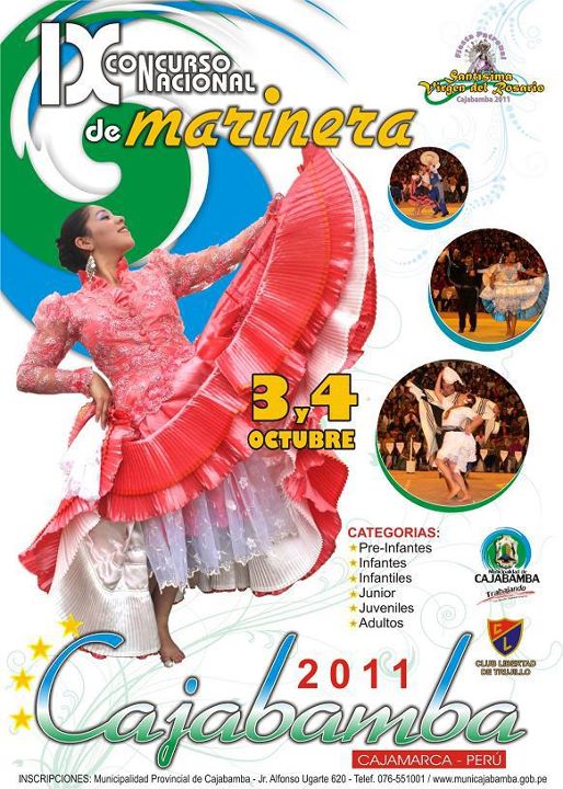 IX Concurso Nacional de Marinera en Cajabamba | 03 y 04 Octubre