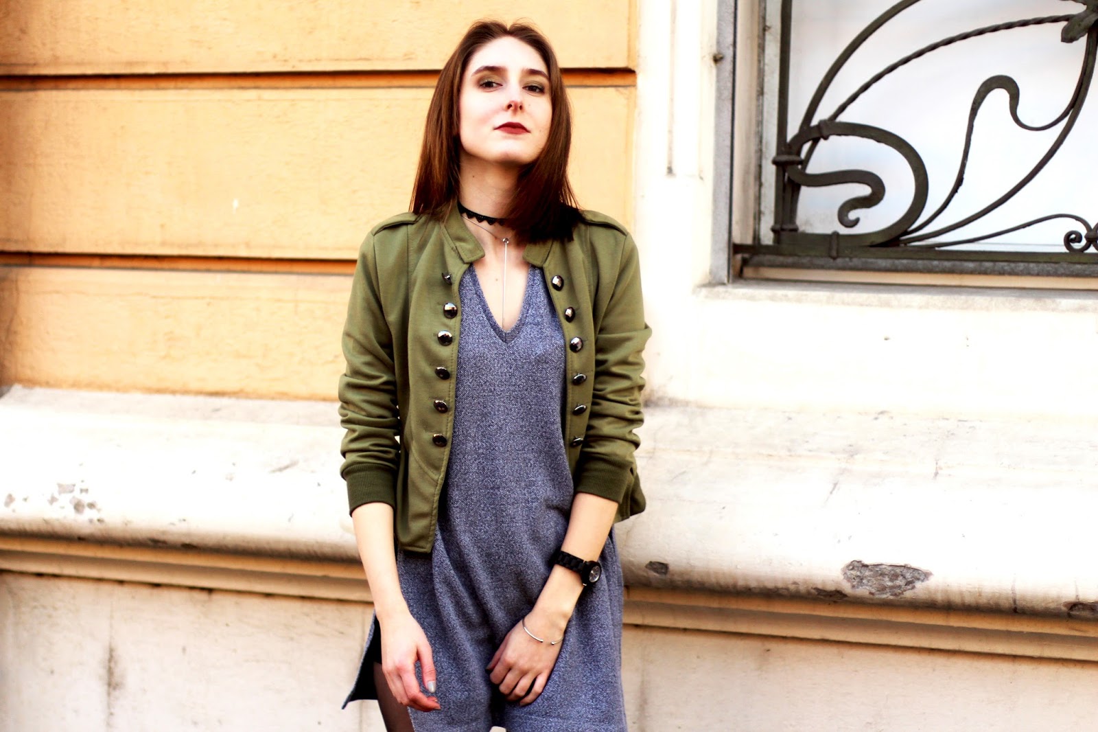 outfit swiss fashion blogger military project goals