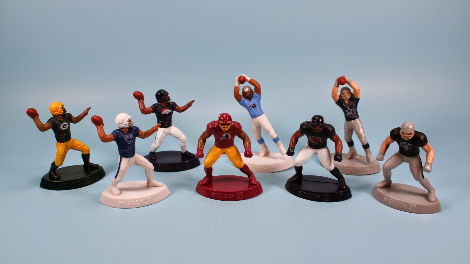 The Toy Museum McDonalds Happy Meal Madden 15 NFL Figures Mystery Bags