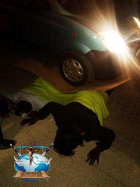 Photos: Controversial South African Pastor Climbs Over His Church Members With Car