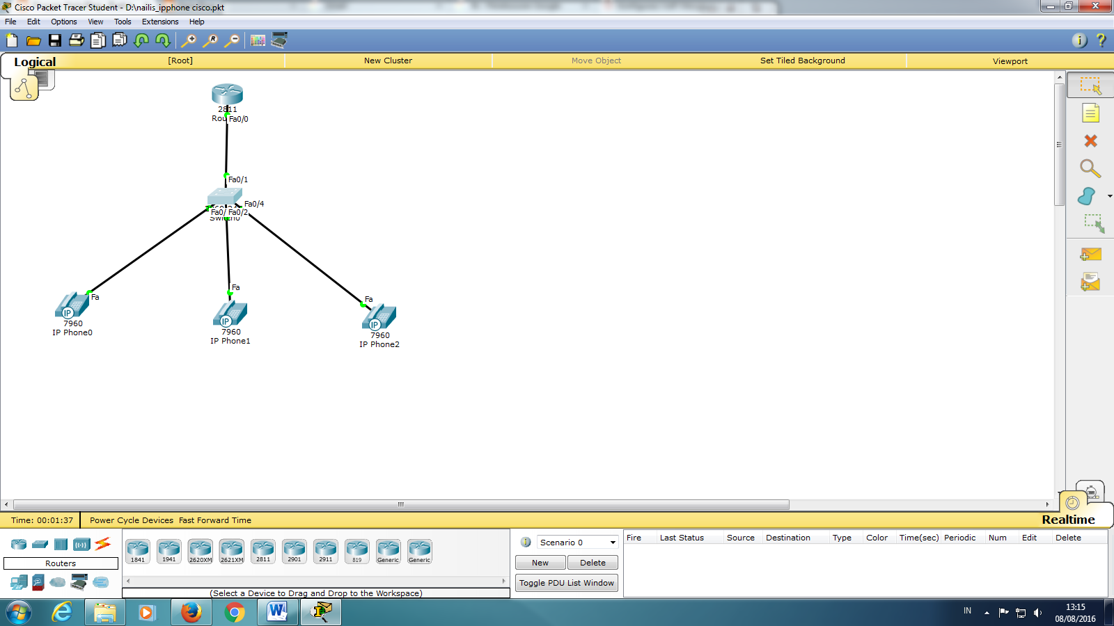 "Nailis"(NAJA) Blog: Tutorial Konfigurasi VOIP Menggunakan CISCO Paket