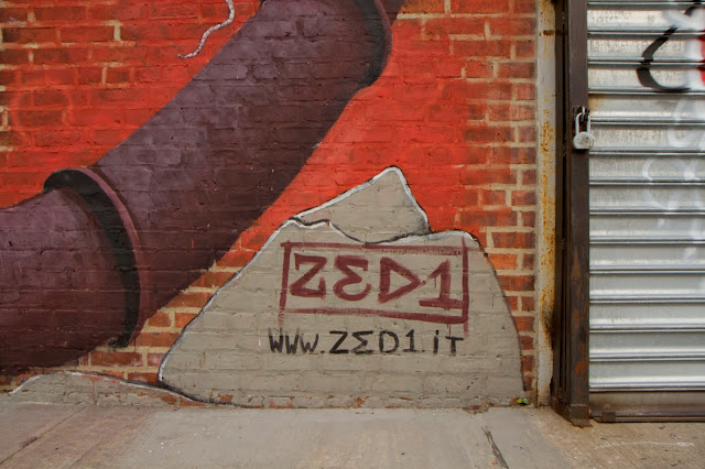 New Street Art Mural By Italian Artist ZED1 In Brooklyn, New York City. 2