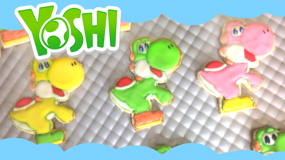 Le blog d'evy YOSHI COOKIES! How to make easy Nintendo Super Mario