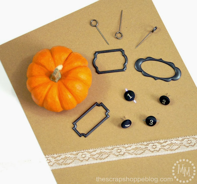 DIY Thanksgiving Pumpkin Place Setting supply list