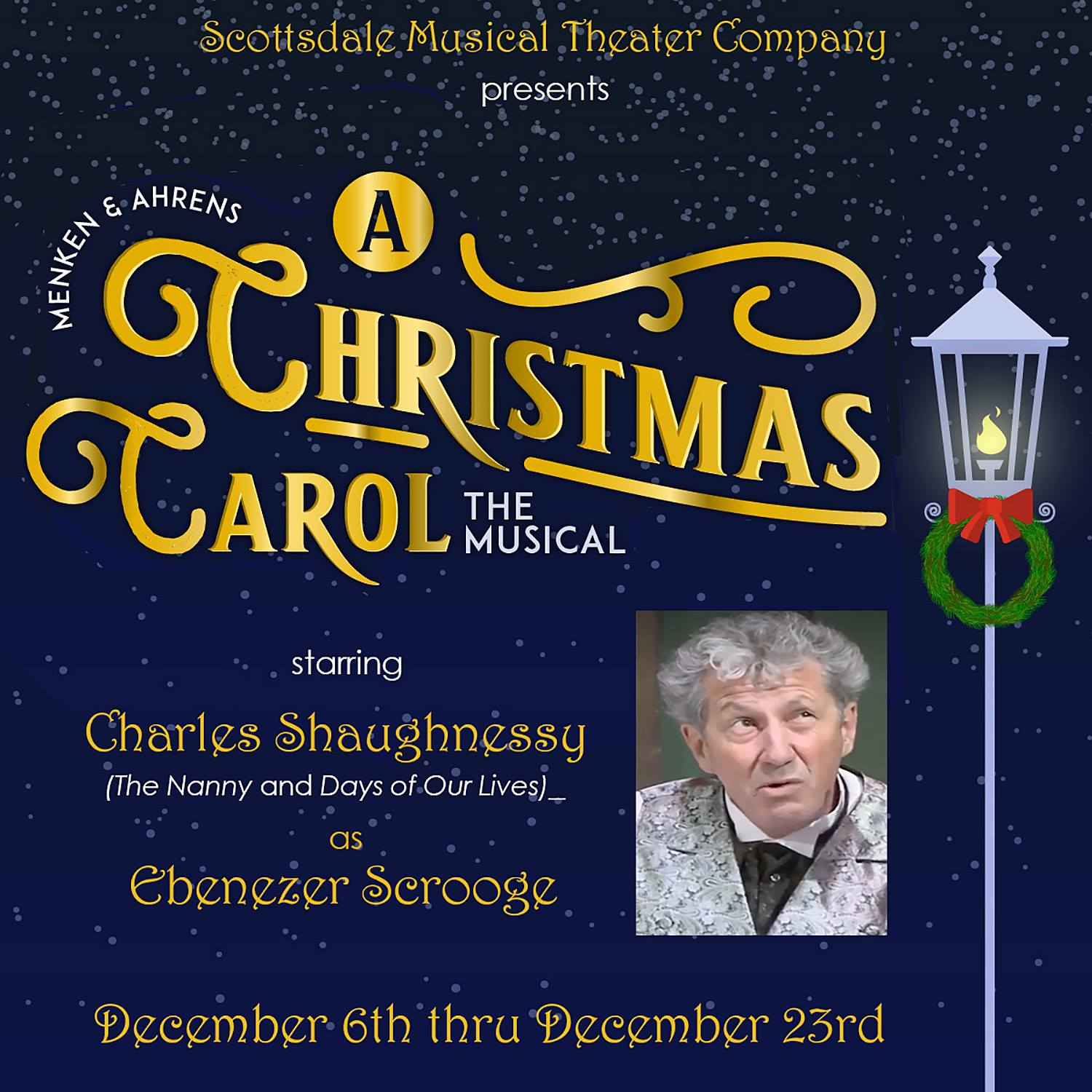 Alan Menken Christmas Carol Nyc 2022 PHX Stages A CHRISTMAS CAROL Scottsdale Musical Theater Company