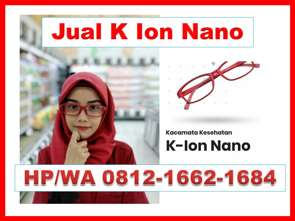  Kacamata  Ion Nano Asli  Warna Merah TulisanViral Info