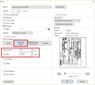 Impressão de PDF em A4 Print