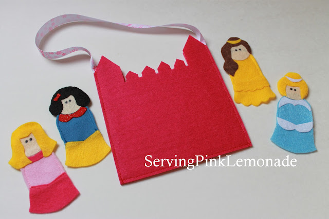 Serving Pink Lemonade: Princess Finger Puppets