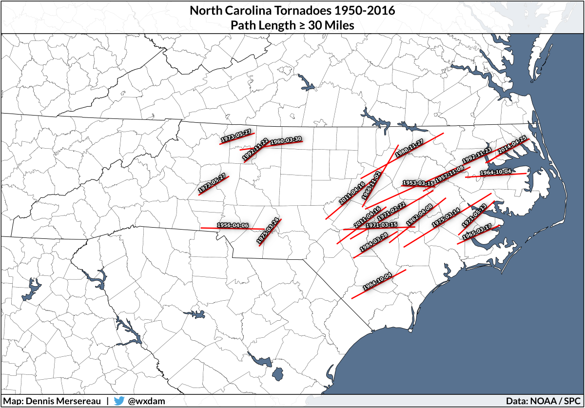 The Anatomy of the April 15, 2018 Tornado in Greensboro, N.C. DAMWeather