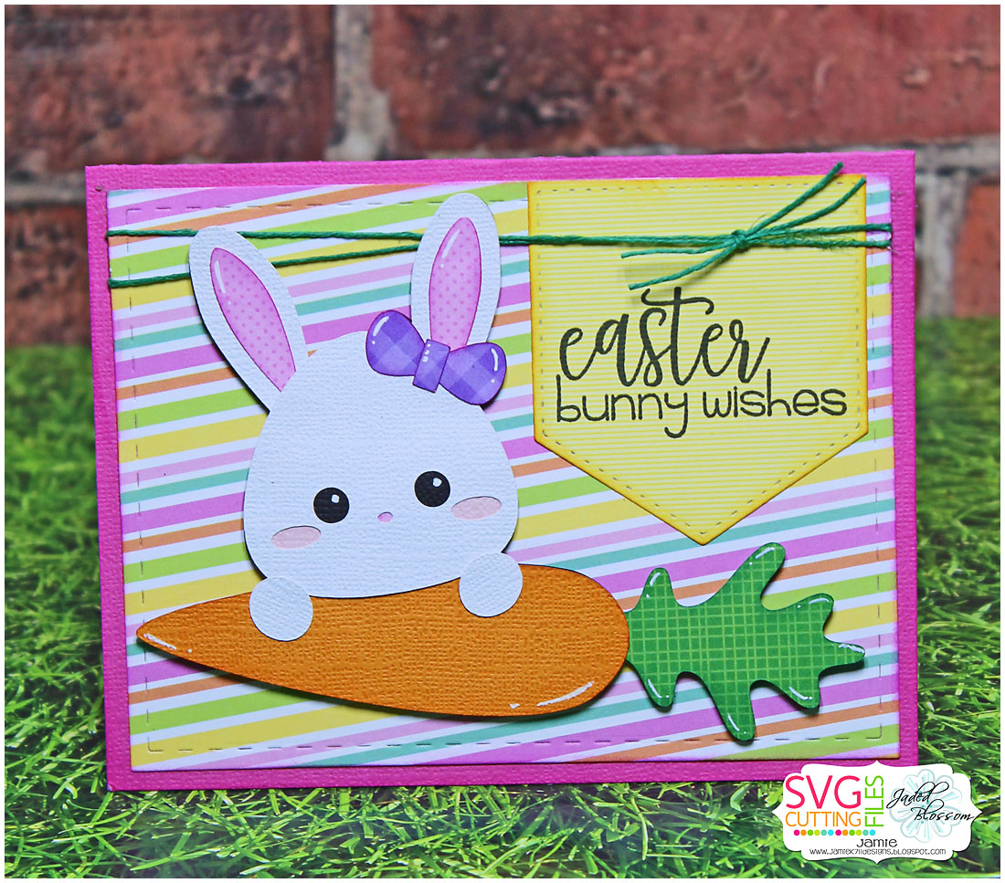 SVG Cutting Files: Bunny on Carrot