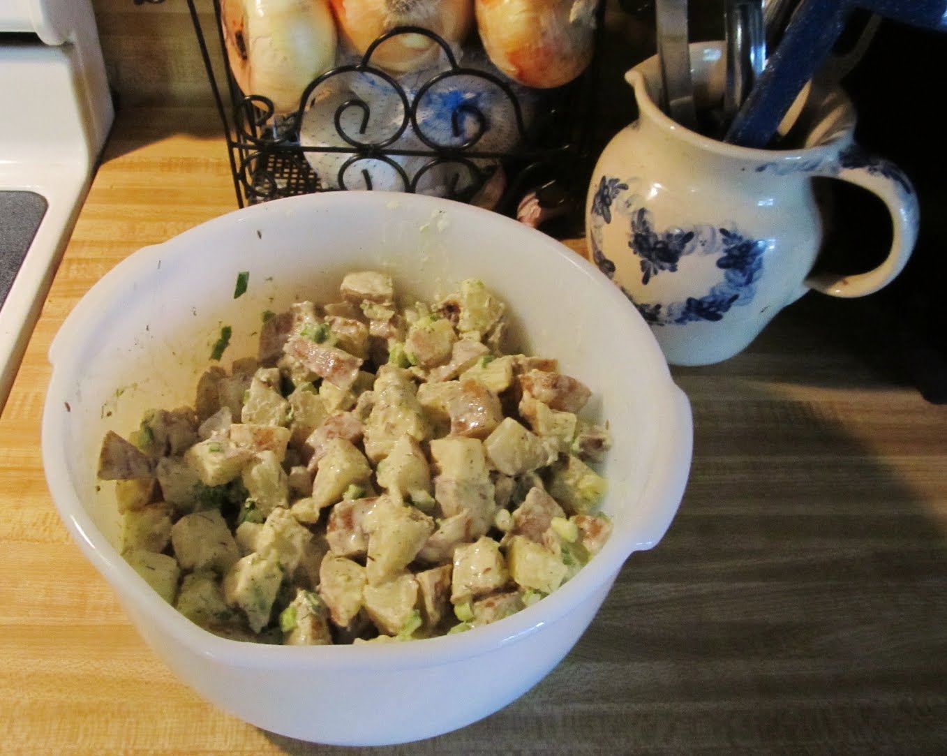 Slapdash Cooking Pickle Juice Potato Salad...