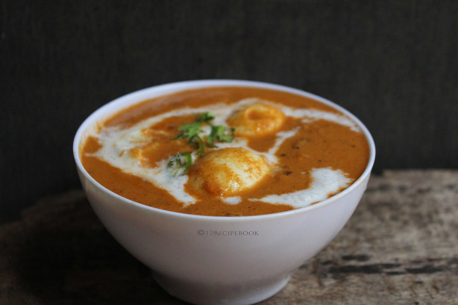 Malai Egg Curry - Recipe Book