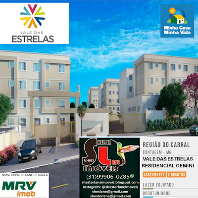 Residencial Gemini, Cabral, Contagem-MG AP2qtos.