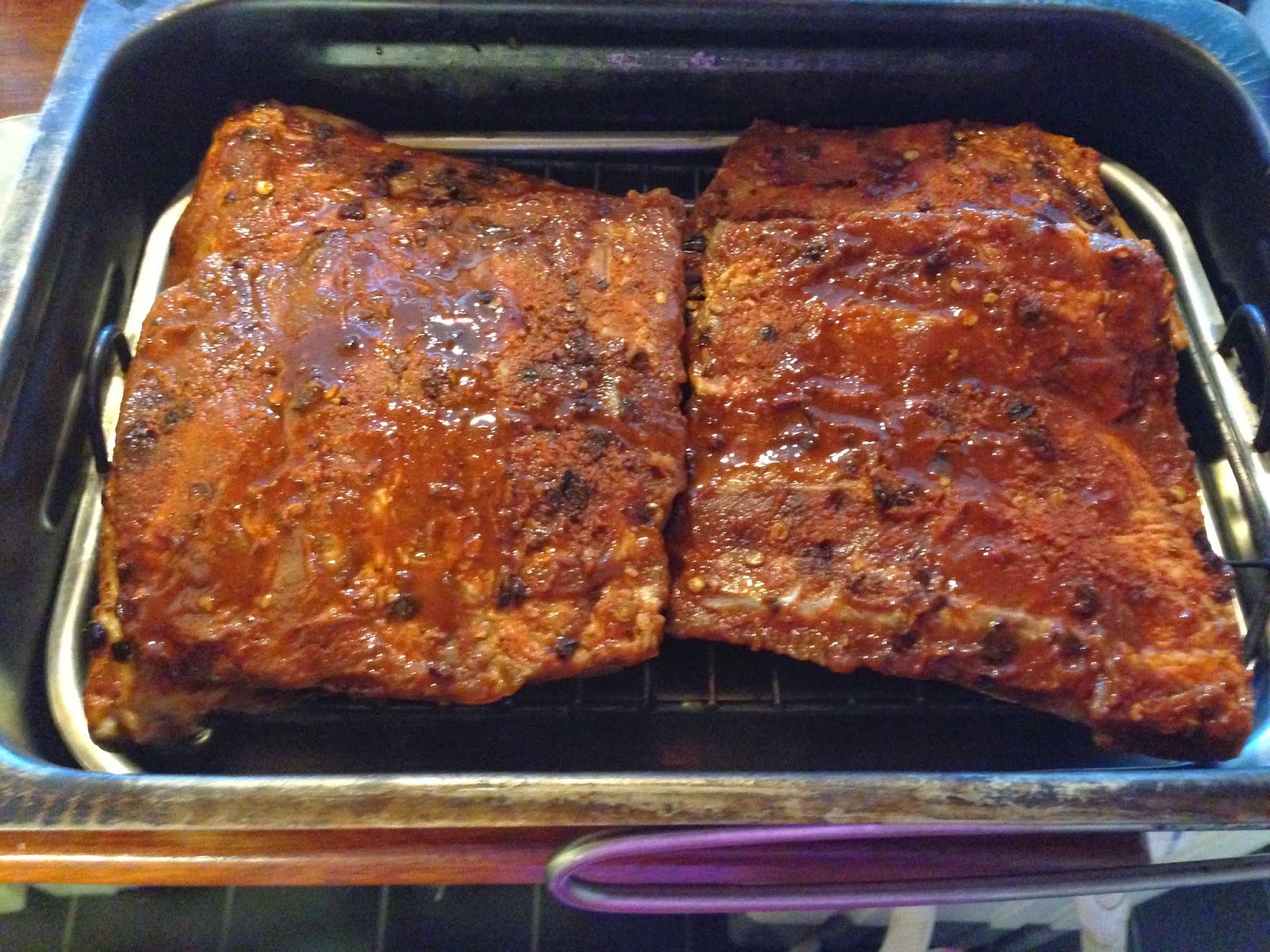 spicy smoked pork ribs