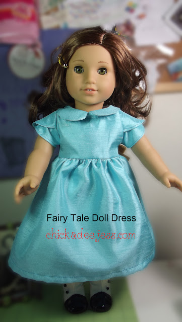 Fairy Tale 18" Doll Dress from chickadeejess.com
