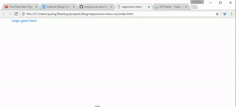 responsive menu issue