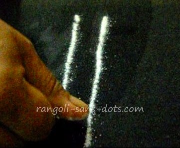Simple rangoli designs 5 dots
