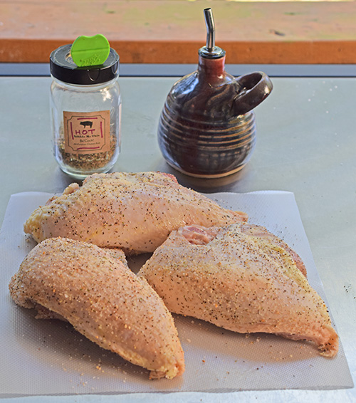 Fire Roasted Chicken Breast with Chipotle White Sauce