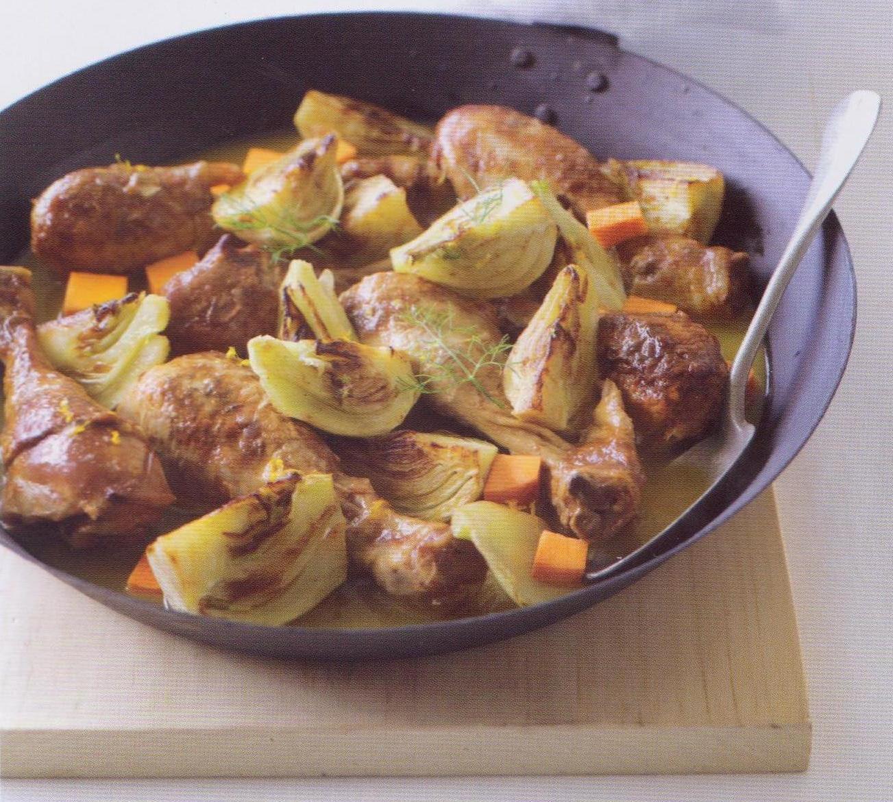 What's Bron Cooking? Chicken with fennel and orange