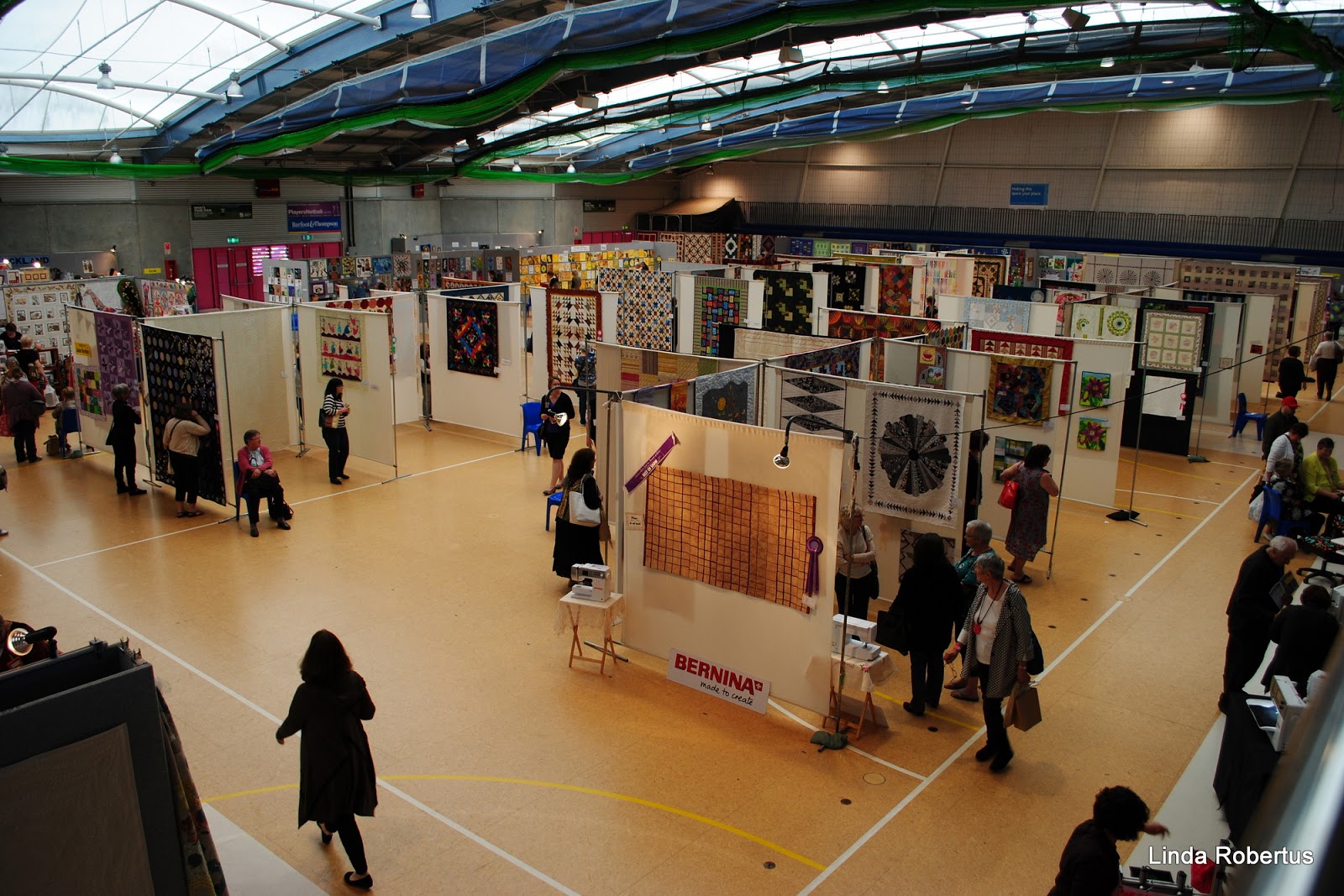 Blue Jacaranda by Linda Robertus Auckland Festival of Quilts 2016