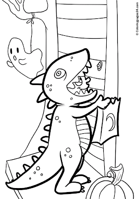 3 Garnets & 2 Sapphires: Free Printables: Halloween Coloring Pages