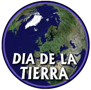 Día de la Tierra Imagen de la Tierra escrito Día de la Tierra